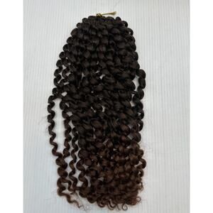 5 Packs Twist Crochet Hair 12 Inch Pre Looped Brown/ Dark Brown Synthetic {NN}